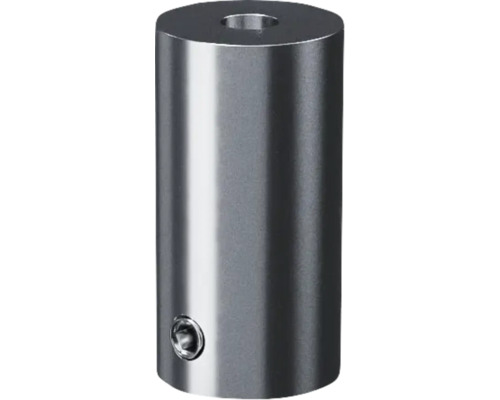 Fixation murale pour rideau de douche Burschberg 1 pièce acier inoxydable brossé Raccord métallique avec vis à six pans creux
