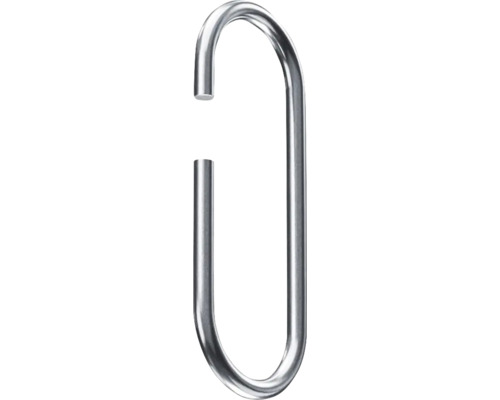 Anneau pour rideau de douche Burschberg 10 à 12 mm acier inoxydable brossé 1 pièce Anneau de connexion métallique