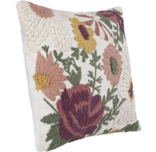 Coussin décoratif avec motif floral