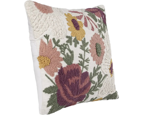 Coussin décoratif avec motif floral