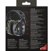Casque antibruit 3M WorkTunes avec technologie Bluetooth et port de charge USB-C