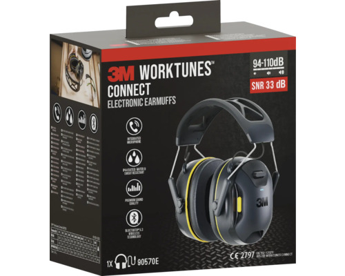 3M Worktunes Connect casque antibruit électronique dans son emballage