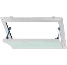 Trappe de visite AluPlana® étanche à l'air et à la poussière avec insert en plaque de plâtre GKBI 12,5 mm et dispositif de blocage 500 mm x 500 mm