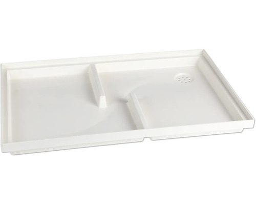 Bac de récupération pour paillsasson 75x50x7cm sans grille Receveur de douche avec drain
