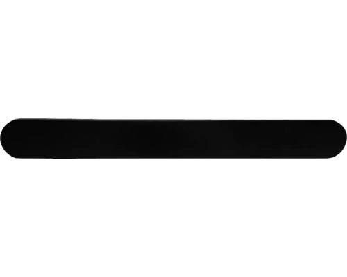 Enveloppe noire de plaque de porte en plastique