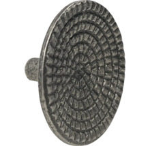 Bouton de meuble en métal avec motif décoratif