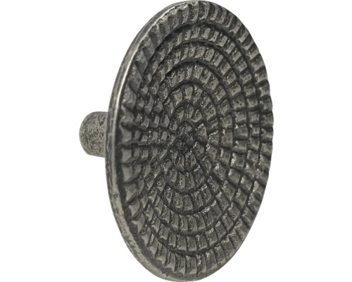 Bouton de meuble en métal avec motif décoratif