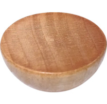 Bouton en bois, rond