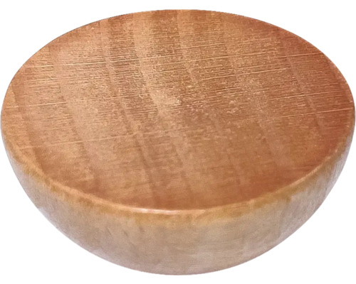 Bouton en bois, rond