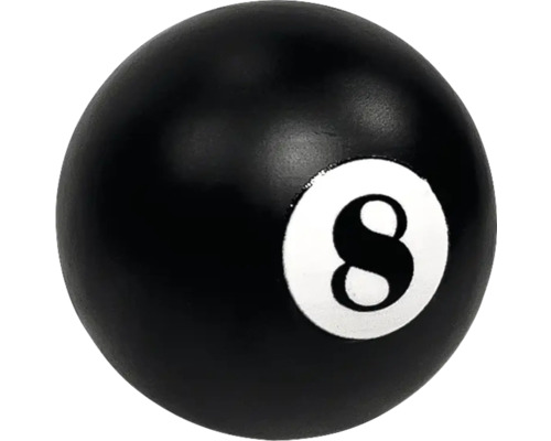 Boule de billard avec le numéro huit