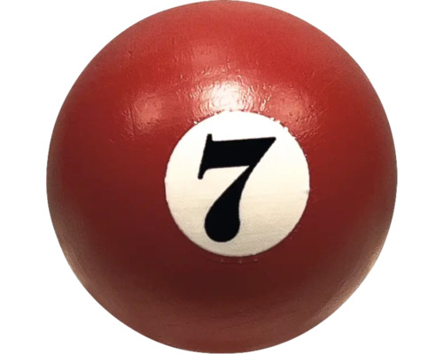 Boule de billard numéro 7
