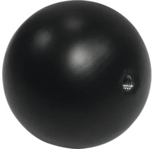 Bouton sphérique noir avec filetage
