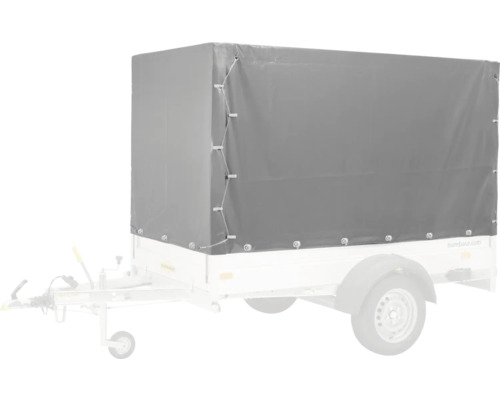 Anhänger mit Plane zum Schutz der Ladung