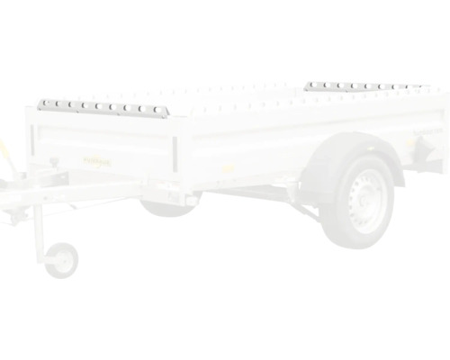 Garde-corps avant/arrière Humbaur pour Alumaster 1300 1150 mm x 140 mm x 50 mm paquet = 2 pces Remorque avec rambarde