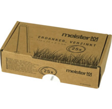 Verpackungseinheit Erdanker verzinkt, 150x25x3 Millimeter