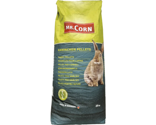 Kaninchenfutter Mr. Corn Pellets, 25 kg