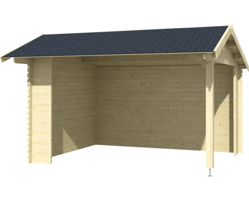 Holzunterstand mit Dach für den Aussenbereich