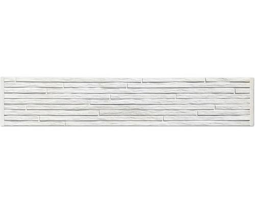 Plaque de clôture en béton Standard Toscana 200x38,5x3,5cm