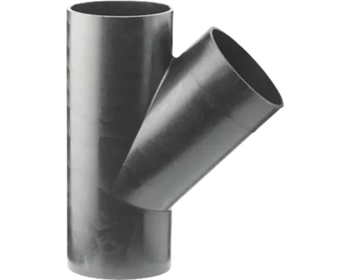 Kunststoff-Abwasserrohr mit Y-Abzweig