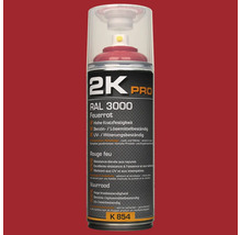Sprühlack 2K PRO glanz RAL 3000 feuerrot 400 ml