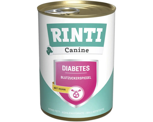 Rinti Canine Diabetes Hundefutter mit Huhn in Dose