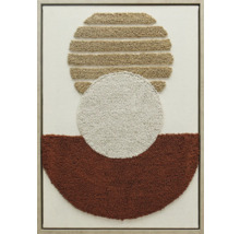 Art mural décoratif avec des formes géométriques et de la texture