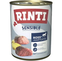 Rinti Sensible Hundenassfutter mit Pferd und Kartoffel in Dose