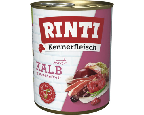 Pâtée pour chien RINTI veau 800 g Pâtée pour chien RINTI veau 800 g