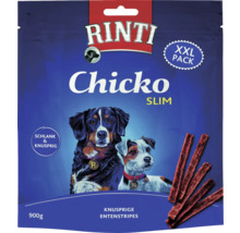 Rinti Chicko Slim lamelles de canard en pack XXL pour chiens, 900 grammes