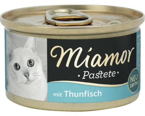 Katzenfutter nass Miamor Pastete Thunfisch 85 g Miamor Katzenfutter Pastete mit Thunfisch Dose