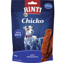 Rinti Chicko Hundesnack mit zarten Entenstreifen, 90 Gramm