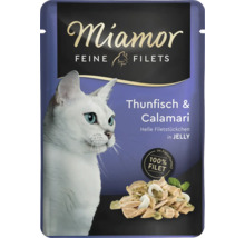 Miamor Feine Filets Katzennahrung mit Thunfisch und Calamari