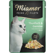 Miamor Feine Filets Katzenfutter mit Thunfisch und Gemüse