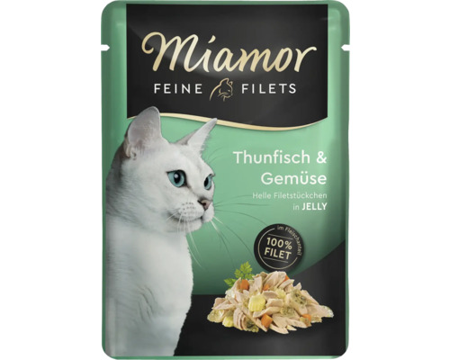 Pâtée pour chats Miamor Feine Filets thon et légumes 100 g Pâtée pour chats Miamor Feine Filets thon et légumes 100 g