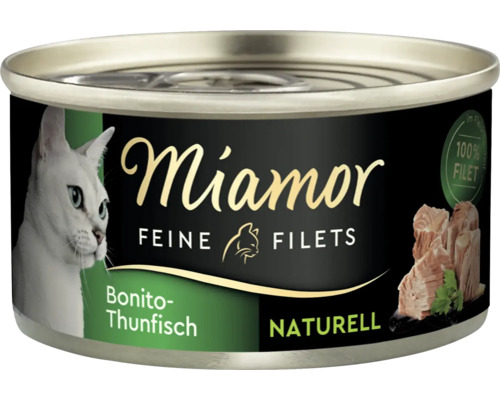 Katzenfutter nass Miamor Feine Filets Naturelle mit Bonito Thunfisch 80 g Katzenfutter nass Miamor Feine Filets Naturelle mit Bonito Thunfisch 80 g