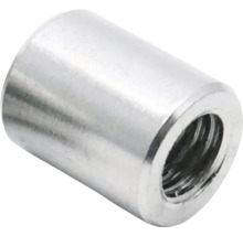 Écrou cylindrique en métal avec filetage intérieur