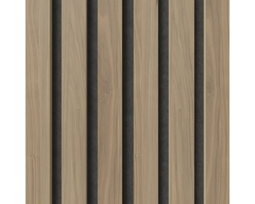 Panneau mural en bois avec aspect de lattes