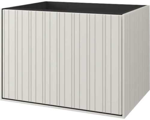 Jardinière rectangulaire avec rayures verticales