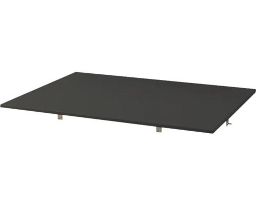 Plateau de table rectangulaire avec supports