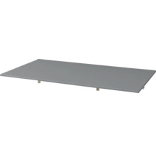 Plateau de table gris avec fixations
