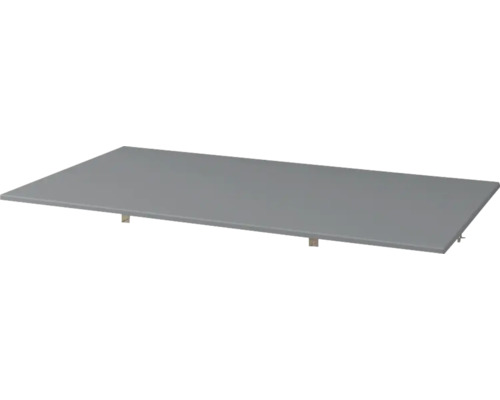 Plateau de table gris avec fixations