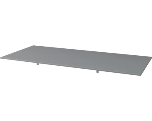 Plateau de table gris avec supports