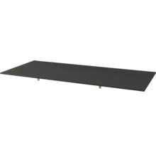 Plateau de table avec supports en métal