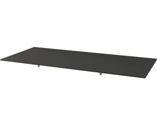 Plateau de table avec supports en métal