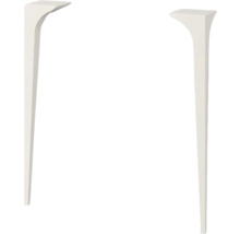 Deux équerres d''étagère pour montage mural