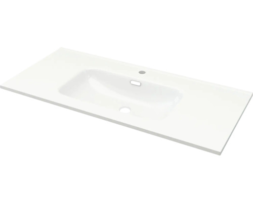 Plan de toilette avec lavabo intégré