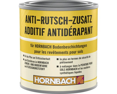 Dose mit Anti-Rutsch-Zusatz für Hornbach Bodenbeschichtungen Dose mit Anti-Rutsch-Zusatz für Hornbach Bodenbeschichtungen