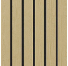 Panneaux de bois avec accents foncés