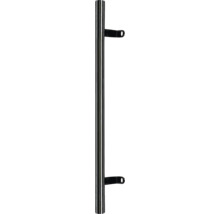 Poignée de porte en acier inoxydable avec fixation