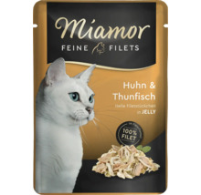 Miamor Feine Filets Katzennahrung mit Huhn und Thunfisch